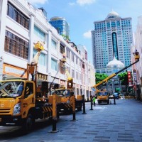 中山出租高空升降車、工程車、路燈車、登高車、吊籃作業(yè)車租賃